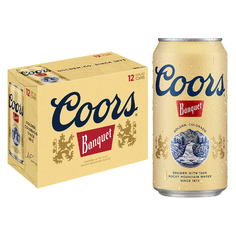 Coors Banquet 12-pack Can